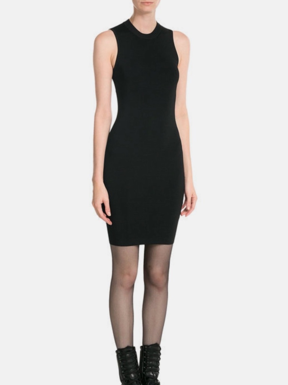 T by Alexander Wang Dark Green Cutout Bodycon Dress